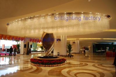 five star el el project lighting manufacturers large crystal big decorative crystal light lobby largest ceiling lamp