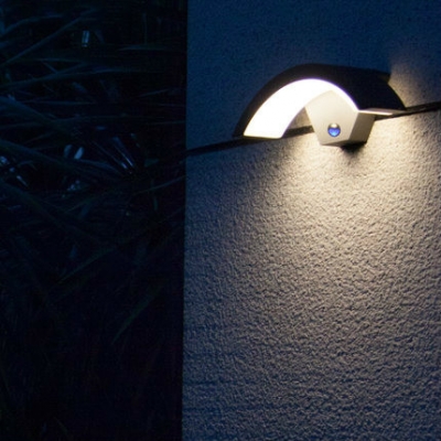 gs certificated intelligent industrial lamp sensor garden wall lamp 220v-240v modern smart led gazebo outdoor lighting