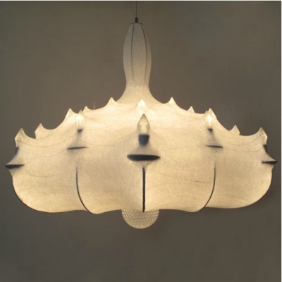 modern cloth chandelier lighting dining room pendant lamp handmade sericultural pendant 6 light zeppelin by marcel wanders