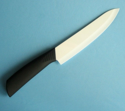 1PCS 7" 7inch 100% new High quality Ceramic Knife White Blade Black Handle Chefs Kitchen Knives usefull Santoku Knives [Ceramic Knives 57|]