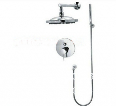 Contemporary Shower Bathroom Rain Shower Faucet Grand Shower Head Set L-0204
