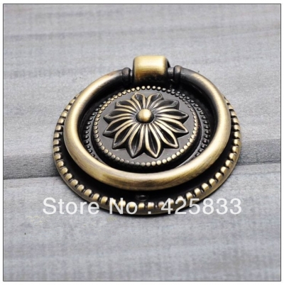 Free Shipping Single Antique Brass Plating Zinc Alloy Cabinet Knob Kitchen Handle Drawer Pull