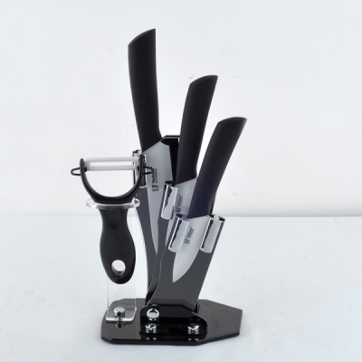 Singapore Post Drop Free Shipping Ceramic Knife Sets 3" 4" 5" inch + Peeler+Holder [Brand Ceramic Knife Set 15|]