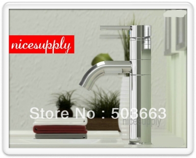 Surface Chrome Swivel Spout Bathroom Basin Sink Faucet Mixer tap Vanity Faucet B-341