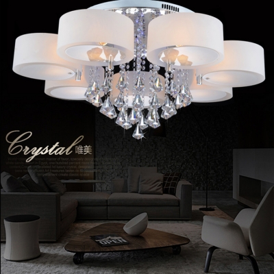 crystal modern brief ceiling light living room bedroom lamp lighting