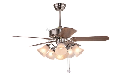 decorative vintage ceiling fans with 6 light kits for foyer restaurant coffee house living room lamp 42 inch 5 blade fixture
