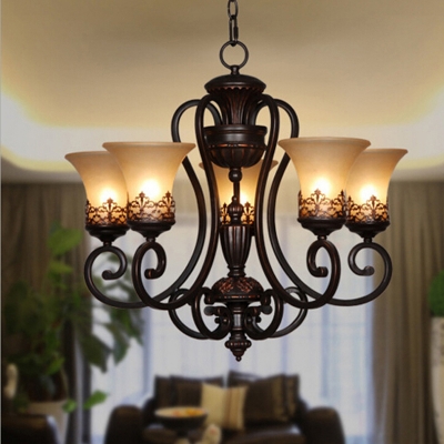 modern chandeliers 3 or 5 lights black painting resin metal chandelier light for living bed dinning room lamps