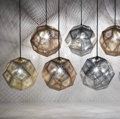 modern pendant lamp pendant light e26 e27 tomdixon stainless steel shade living dinning room suspension lamp