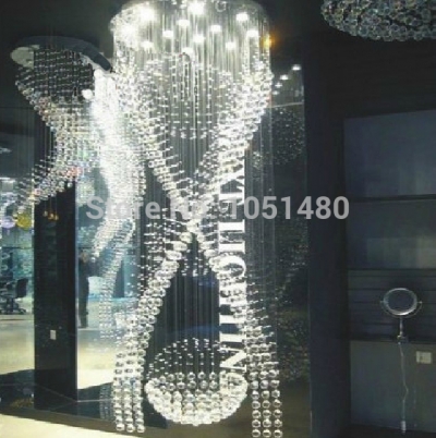 promotion s round modern chandelier crystal ceiling el light