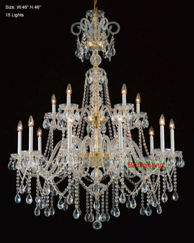 15 light candelabra chandelier with cyrstals traditional large empire crystal chandelier el chandeliers led home lighting [chandeliers-2424]