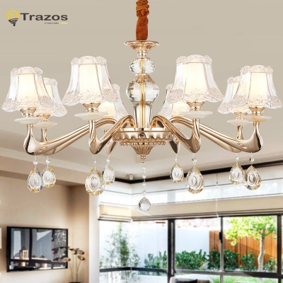2016 new style crystal chandelier lighting fixture crystal light lustres de cristal for living room ceiling lamp