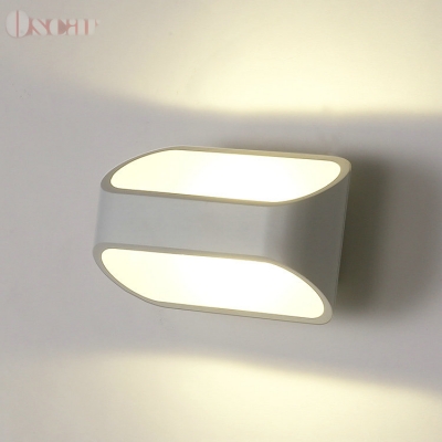3w warm white light led wall lamps white lamp body modern minimalist wall light bed room living room wall sconces ac85-265v