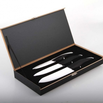 6"+5"+4"Kitchen Vegetable Fruit Knife, Chef Ceramic Knives set with gift box , Free Shipping!