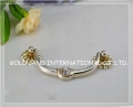96mm L128xD30xH16mm Free shipping antique silver flower zinc alloy bedroom cabinet handle/drawer handle