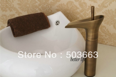 Antique Brass Bathroom Faucet Basin Sink Mixer Tap Basin Faucet Sink Faucet Vanity Faucets L-500 [Bathroom faucet 559|]