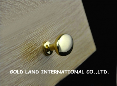 D35xH22mm Free shipping 24K golden color cabinet drawer cupboard wardrob knob