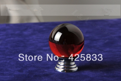 K9 Red Crystal Pulls Dresser Handles Drawer Pulls Kitchen Cabinet Hardware Colorful Cabinet Knobs