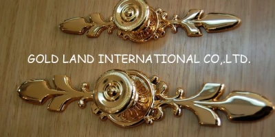 L172mm Free shipping zinc alloy be plating 24K golden furniture cupboard handle/furniture cabinet handle [TN Crystal Glass Knobs & Han]