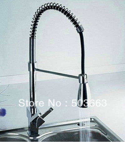 Wholesale New Chrome Swivel Kitchen Brass Faucet Basin Sink Pull Out Spray Mixer Tap S-778