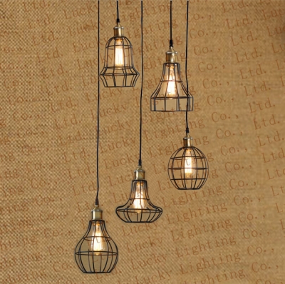 american industrial chandeliers industrial small pendant light vintage restaurant lamp bar hanging light [pendant-lights-6059]