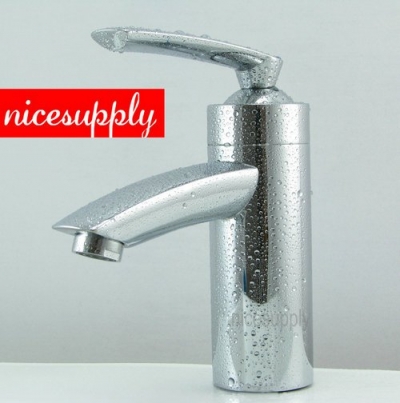 deck mounted chrome bathroom basin sink Mixer tap faucet b346