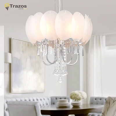 modern grass chandelier for living room lustres de cristal sala indoor lighting pendant chandeliers bedroom art decoration
