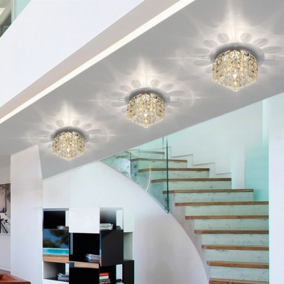 modern led crystal lamp 3w aisle corridor lights 110-220v led ceiling light