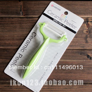 100% Original Brand Japan Kyocera ceramic knife peeler.(Green Handle CP-99GR)