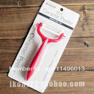 100% Original Brand Japan Kyocera ceramic knife peeler.(Red Handle CP-99RD)