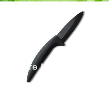 3" Black Blade Ceramic Knife +Scabbard with retail box ,1pcs/lot kitchen accessories with chef knife,CE FDA certified