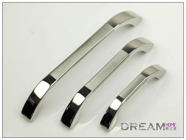 5023-128 128mm hole distance brilliant silvery superior kirsite handle for drawer/wardrobe/cupboard/cabinet