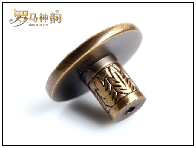 6063ACC single hole round Roman bronze antiqued alloy knob for drawer/wardrobe/cupboard/cabinet