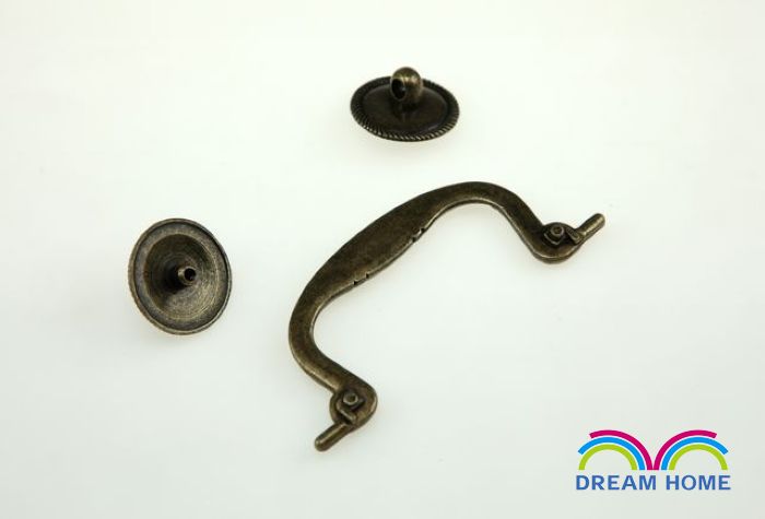 7788-128 128mm hole distance bronzed and antiqued alloy haul handles for drawer/wardrobe/cupboard/cabinet