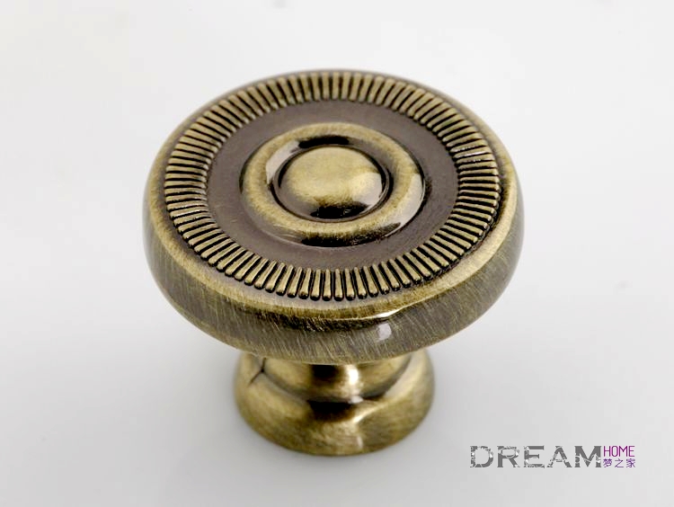 905-27 single hole large round bronzed and antiqued alloy knobs for drawer/wardrobe/cabinet
