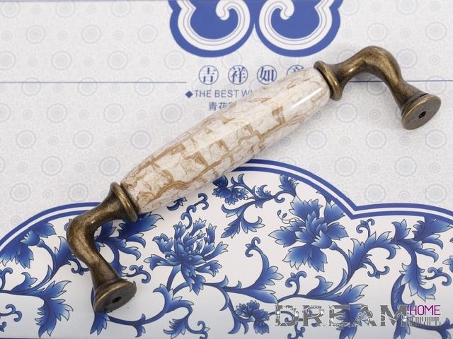 128mm new style long and bend bronze-colored golden flaw ceramic handle for wardrobe/cupboard/television cabinet/shoe cabinet/drawer