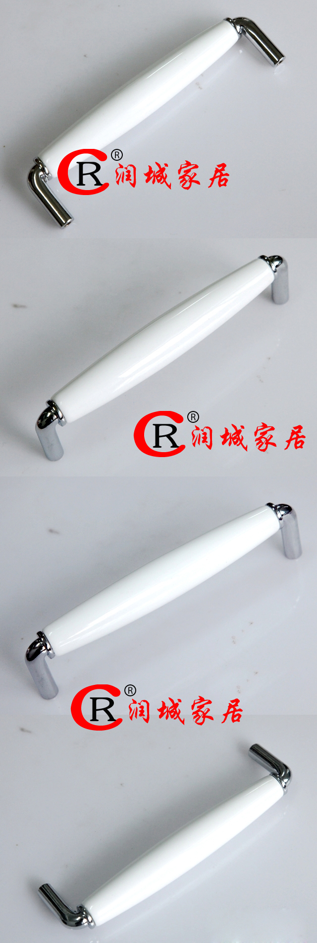 AG00PC 128mm hole distance drawing steel ceramic handle with long pull for drawer/wardrobe/cupboard/cabinet