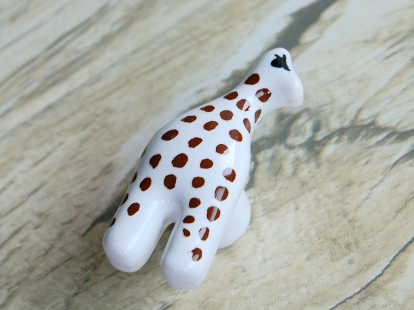 single hole giraffe Animal World cartoon ceramic knobs for drawer/wardrobe/cupboard/shoe cabinet