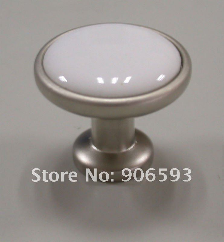 Porcelain white cabinet knob\12pcs lot\porcelain handle\porcelain knob