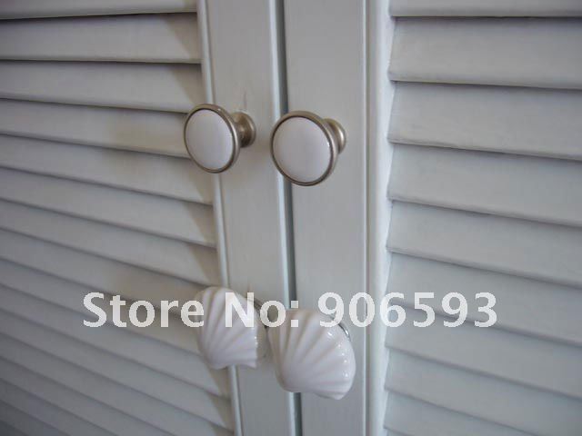 Porcelain white cabinet knob\12pcs lot\porcelain handle\porcelain knob
