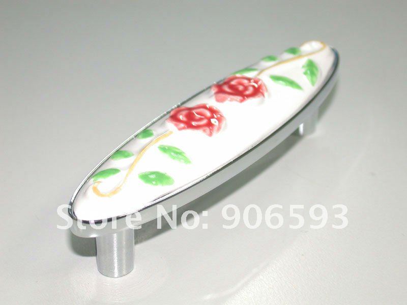 Elegance rilievo tastorable porcelain cabinet handle12pcs lot free shippingfurniture handle