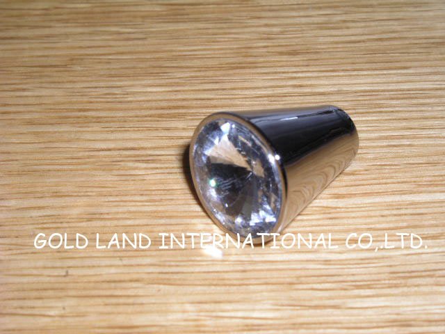 D20xH22mm Free shipping zinc alloy crystal glass drawer knob/ bedroom furniture knob