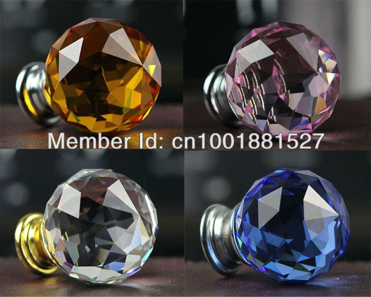 round crystal knobs-9002