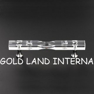96mm Free shipping pure brass top quality k9 crystal glass handle/cabinet handle