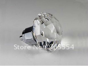 D45mmxH54mm Free shipping crystal kitchen cabinet handles and knobs