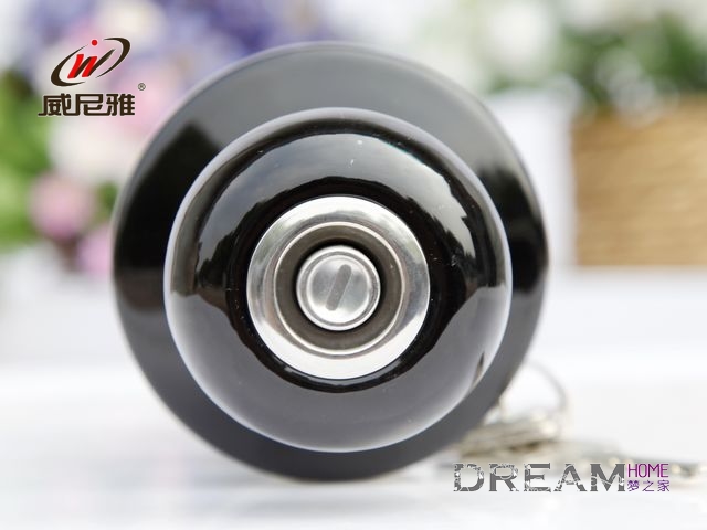 10SS-T black and silvery glossy ceramic spherical locks for bedroom door