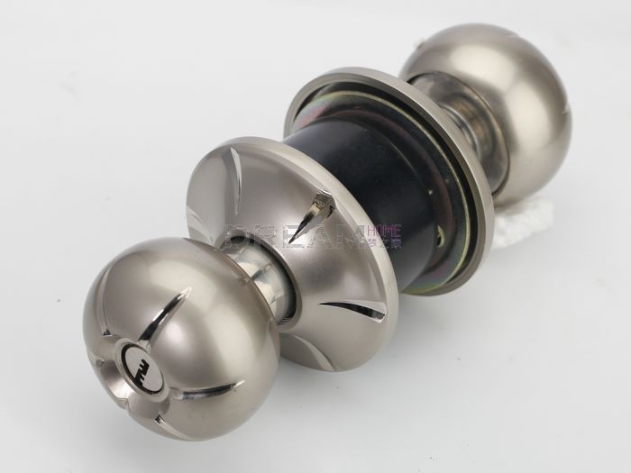 5306SS sandy white kirsite spherical locks for door