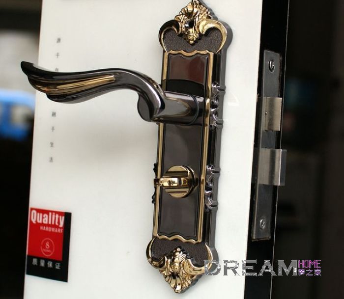 MS95-91 antiqued bronzed handle locks for door