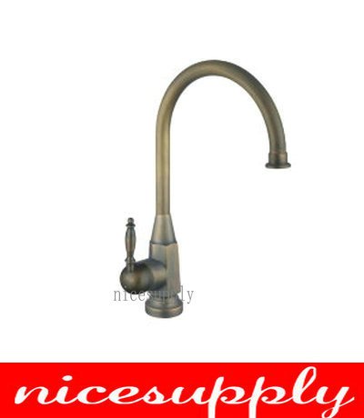 Deck Mounted antique brass faucet bathroom basin sink Mixer tap vanity faucet b662