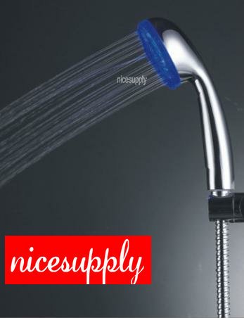 LED faucet bathroom chrome handheld shower b8153