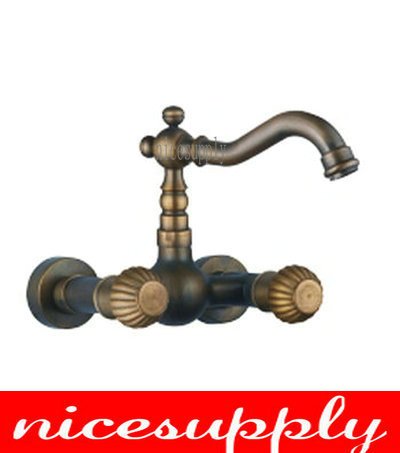 antique brass faucet kitchen basin sink Mixer tap b624